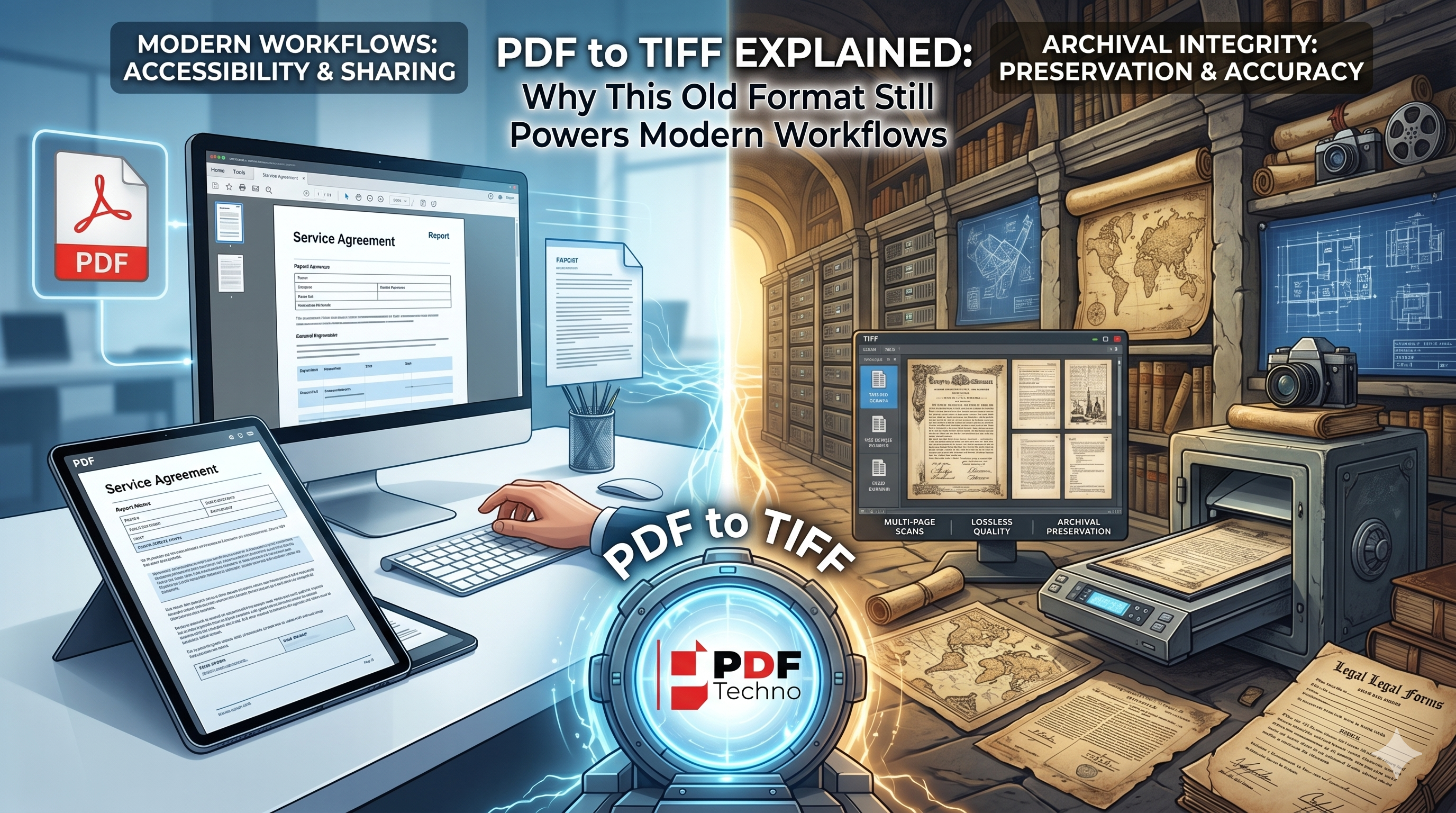 PDF to TIFF Explained: Why This Old Format Still Powers Modern Workflows