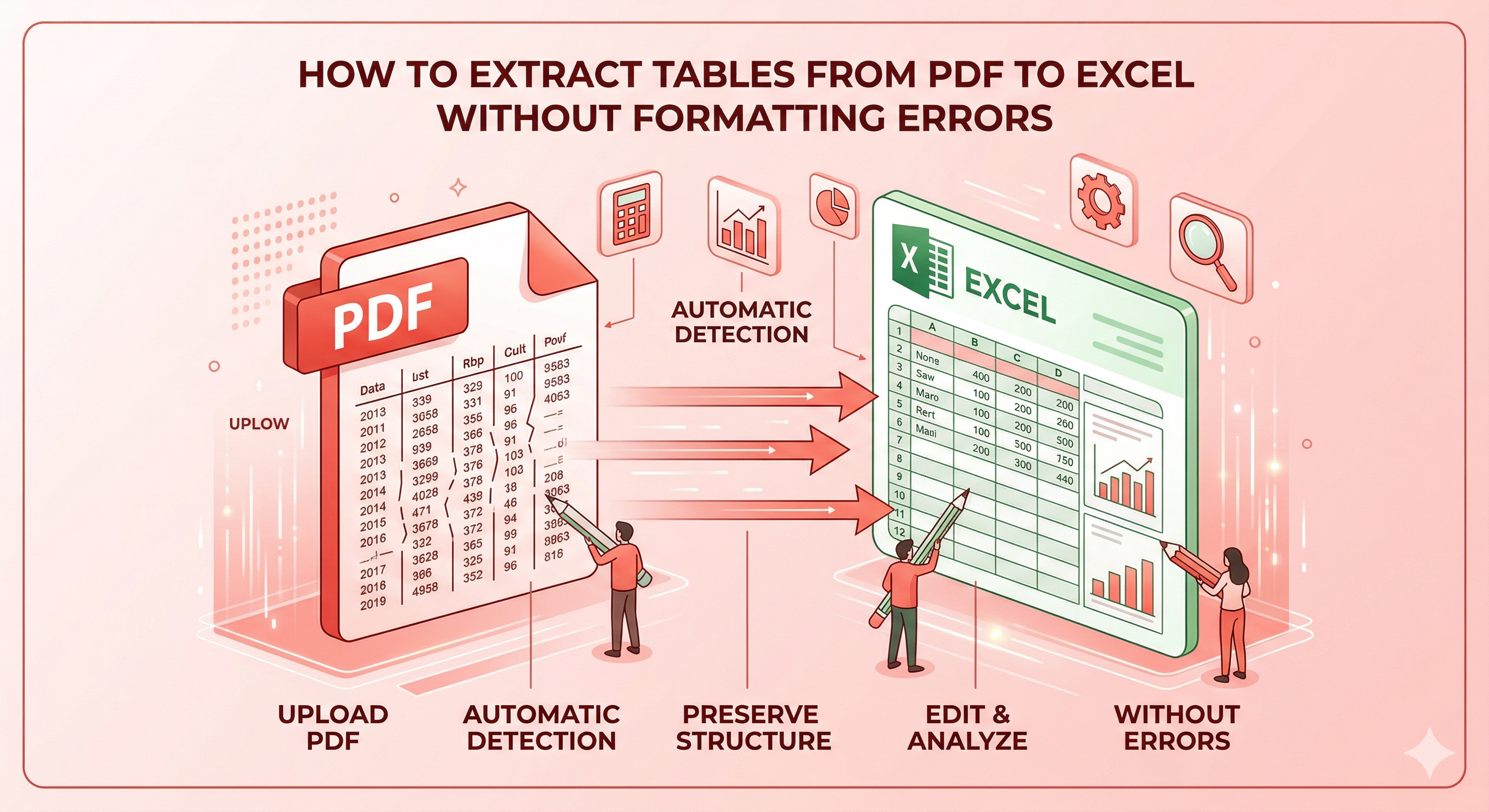 How to Extract Tables from PDF to Excel Without Formatting Errors