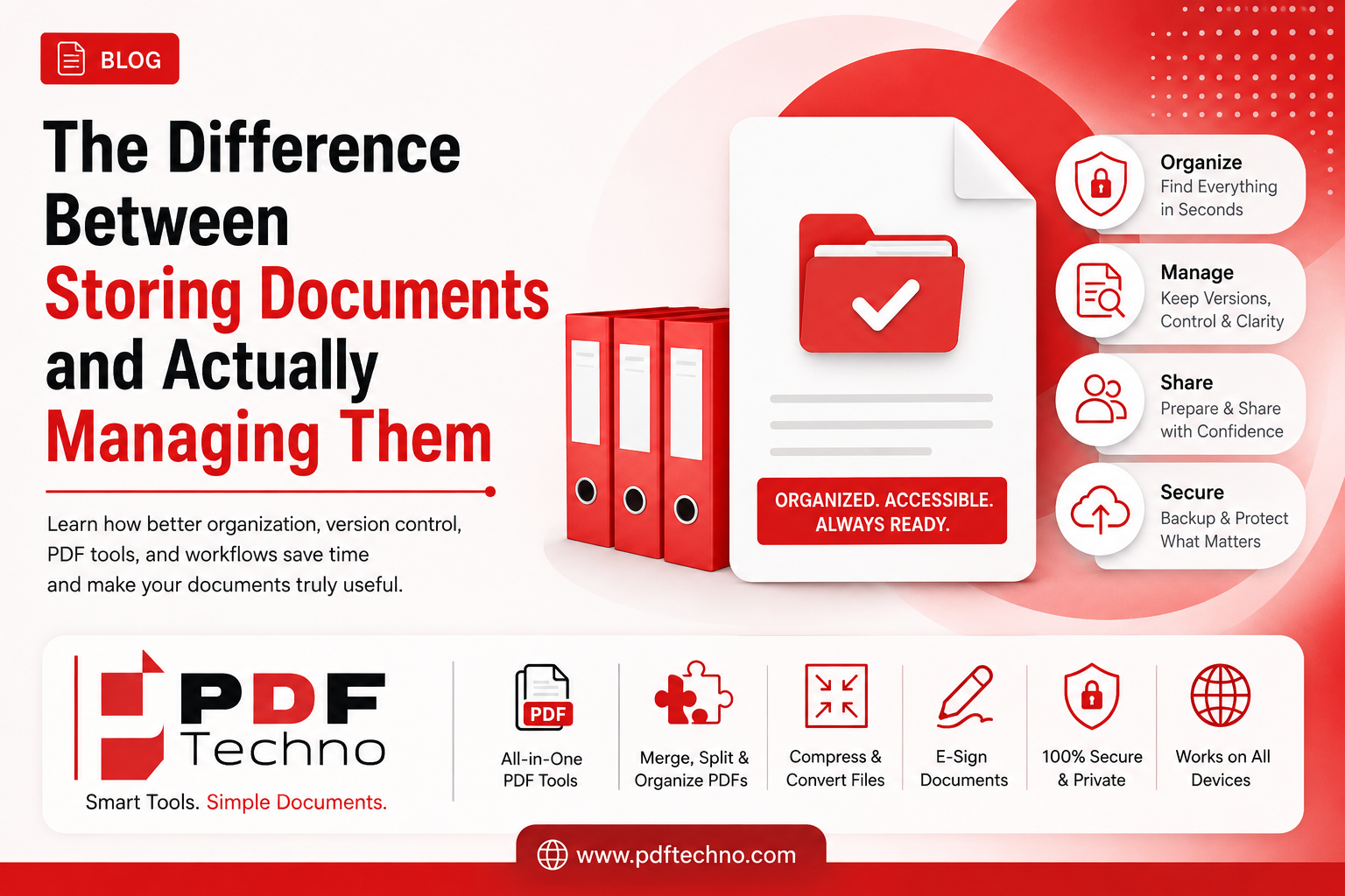The Difference Between Storing Documents and Actually Managing Them